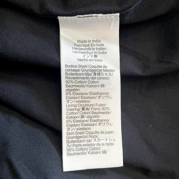 J.Crew Drop Waist Mixy Dress Scoop Neck Wedding Vacation Trip CJ498 Black Petite - Picture 14 of 15